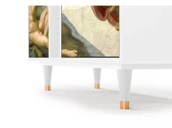 Aparador - 94х96х41 cm - BS5 - The Creation of Adam, Blanco