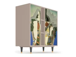 Aparador - 94х96х41 cm - BS5 - The Cubist Paintings , Latte