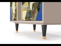 Aparador - 94х96х41 cm - BS5 - The Cubist Paintings , Latte