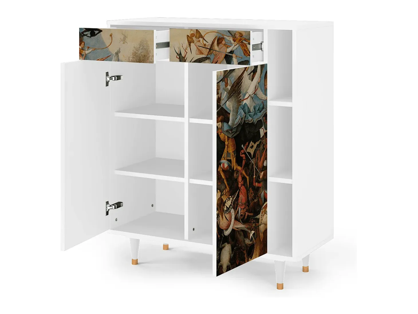 Aparador - 96х110х41 cm - BS6 - The Fall, Blanco