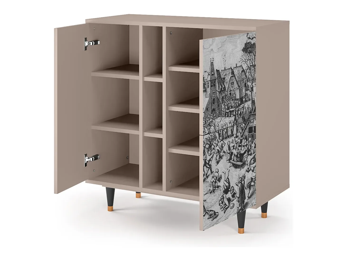 Aparador - 94х96х41 cm - BS5 - The Festival of Saint, Latte
