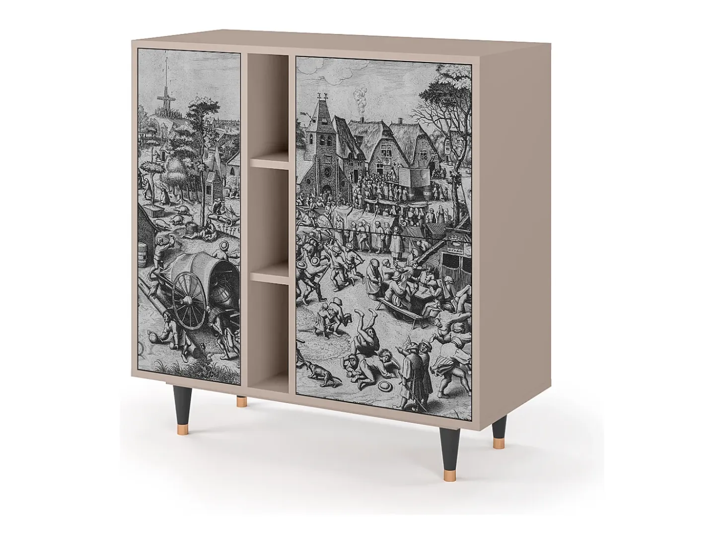 Aparador - 94х96х41 cm - BS5 - The Festival of Saint, Latte