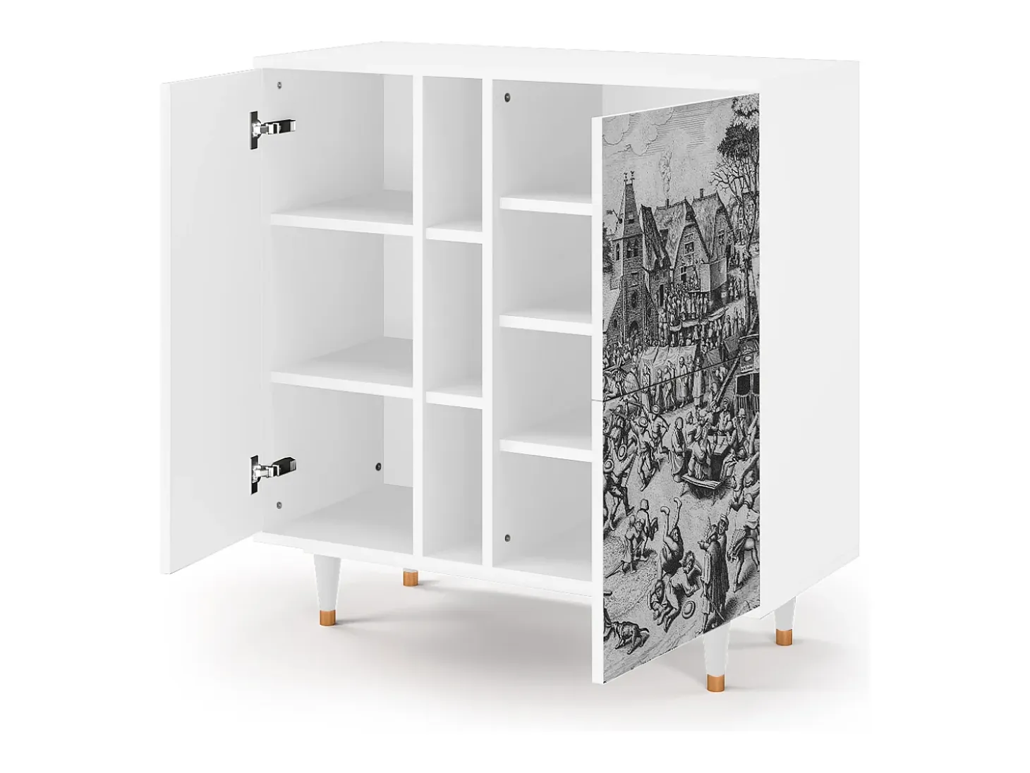 Aparador - 94х96х41 cm - BS5 - The Festival of Saint, Blanco