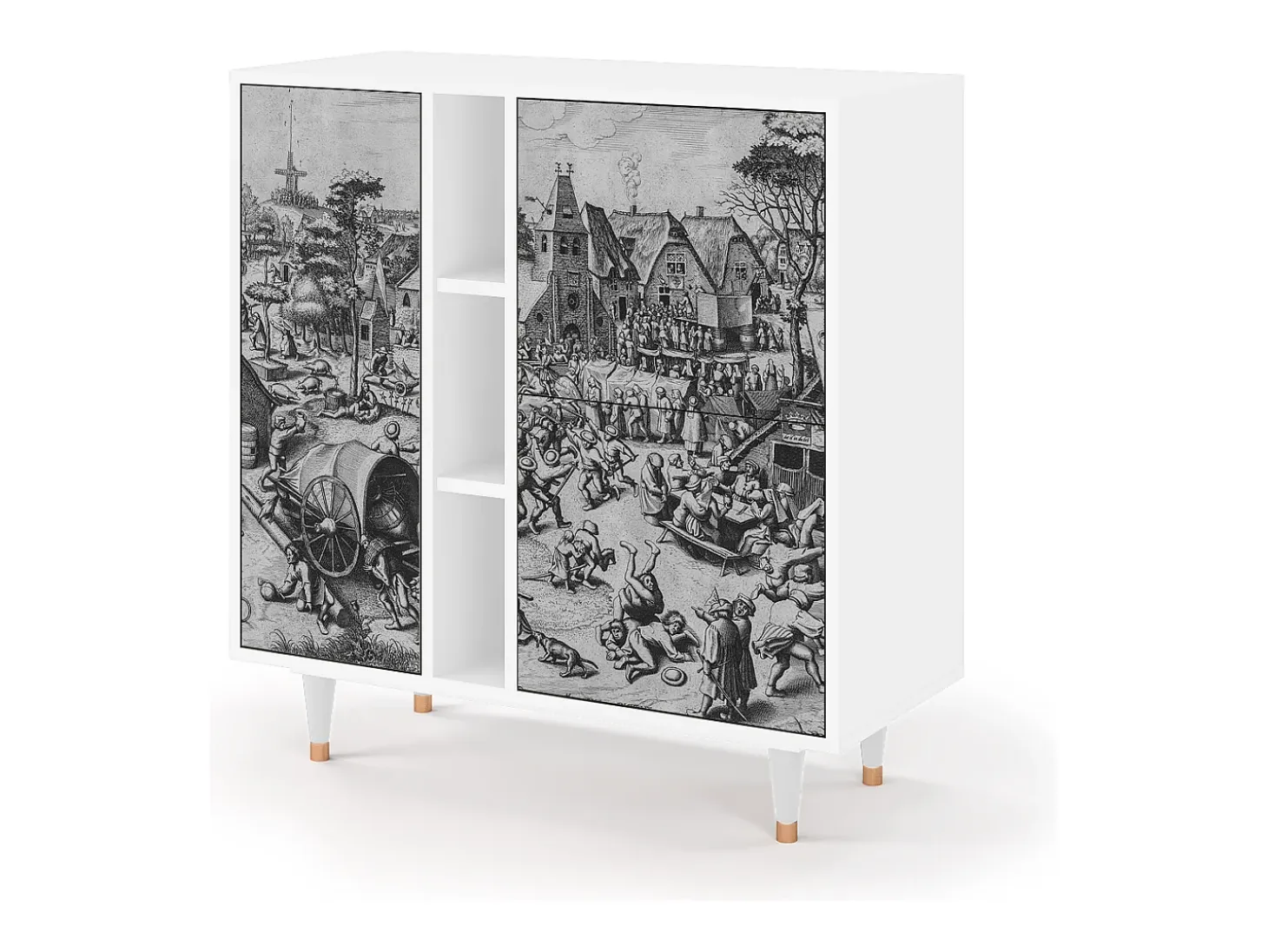 Aparador - 94х96х41 cm - BS5 - The Festival of Saint, Blanco
