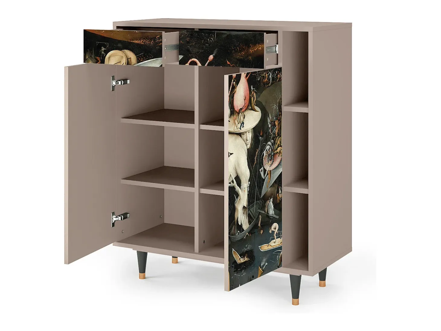 Aparador - 96х110х41 cm - BS6 - The Garden 2, Latte