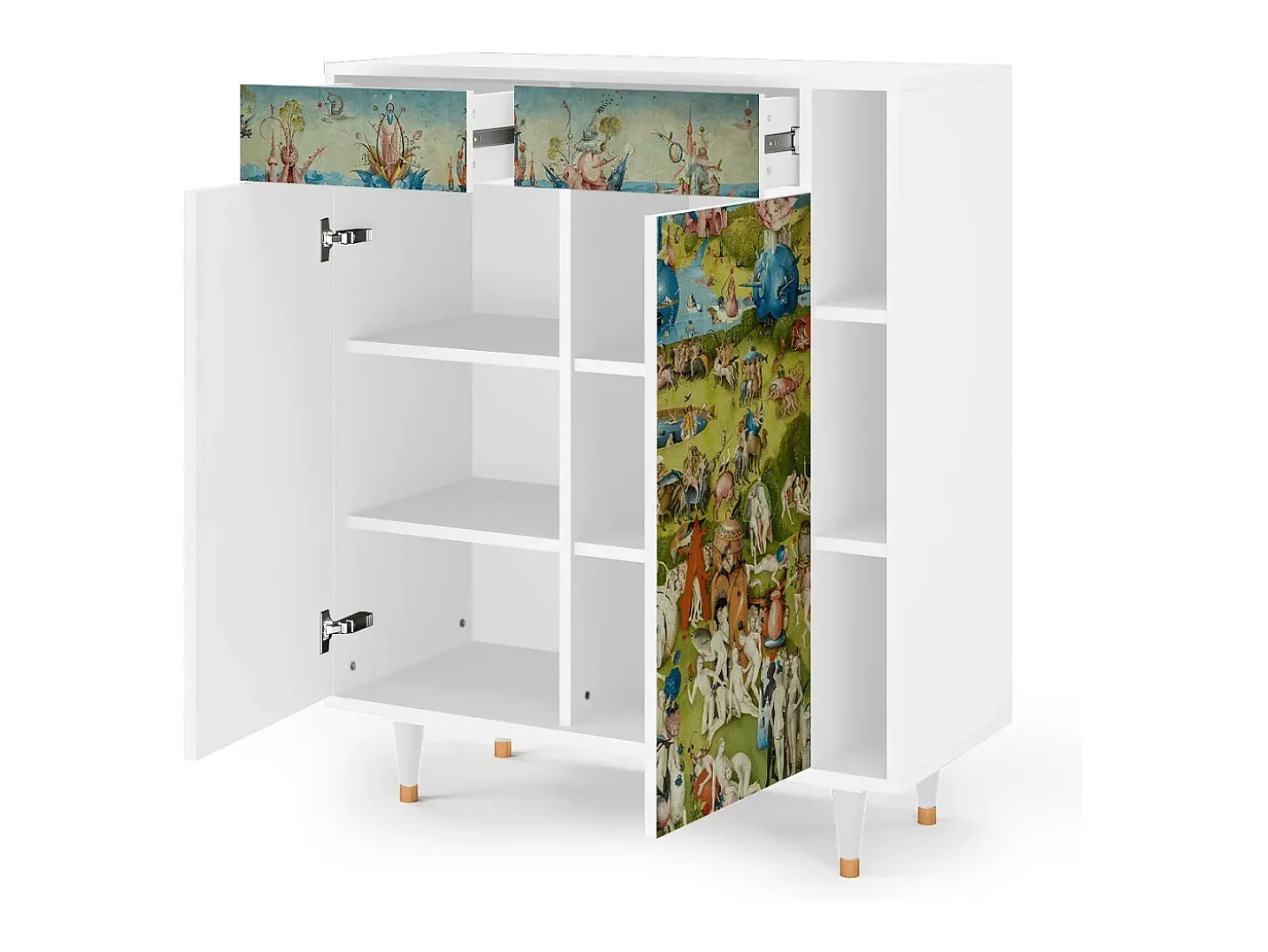 Aparador - 96х110х41 cm - BS6 - The Garden 2 by Bosch, Blanco