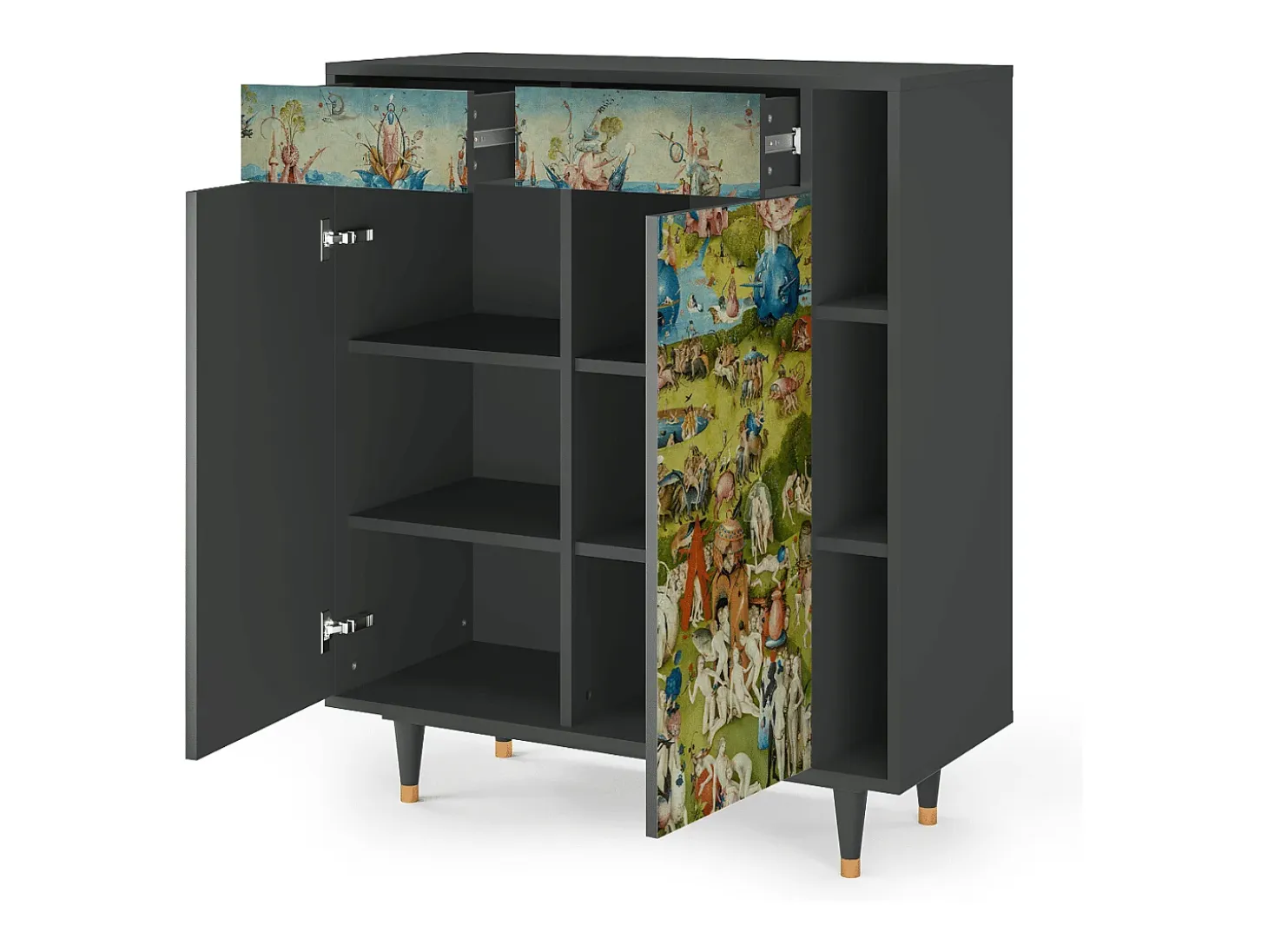 Aparador - 96х110х41 cm - BS6 - The Garden 2 by Bosch, Antracita