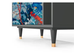 Aparador - 96х110х41 cm - BS6 - The Girl - James Jean, Antracita