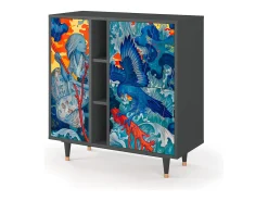 Aparador - 94х96х41 cm - BS5 - The Girl - James Jean, Antracita