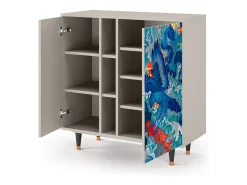 Aparador - 94х96х41 cm - BS5 - The Girl - James Jean, Arena
