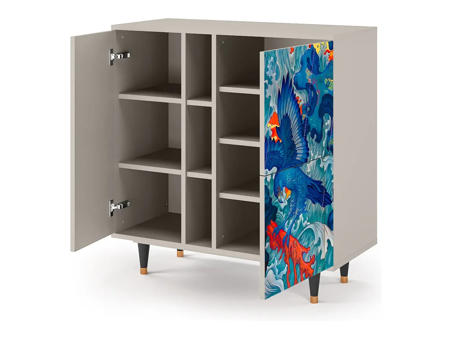 Aparador - 94х96х41 cm - BS5 - The Girl - James Jean, Arena