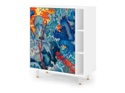 Aparador - 96х110х41 cm - BS6 - The Girl - James Jean, Blanco