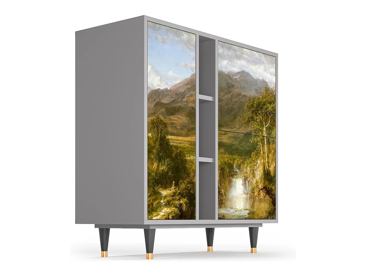 Aparador - 94х96х41 cm - BS5 - The Heart of the Andes , Gris