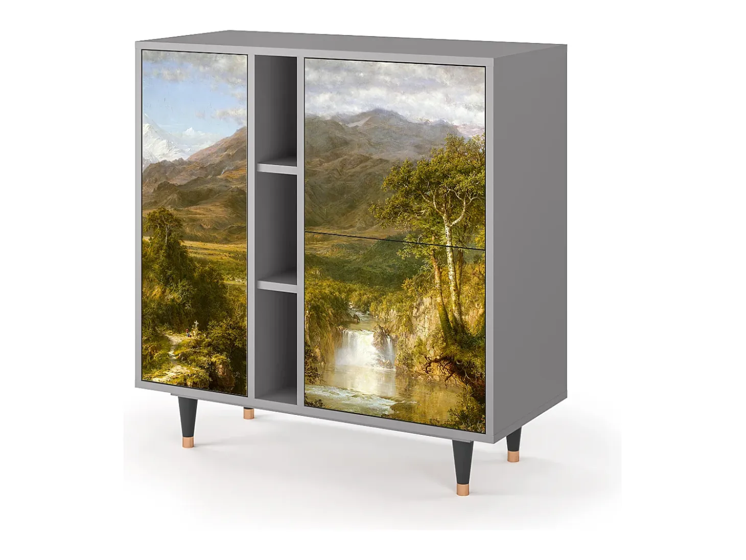 Aparador - 94х96х41 cm - BS5 - The Heart of the Andes , Gris