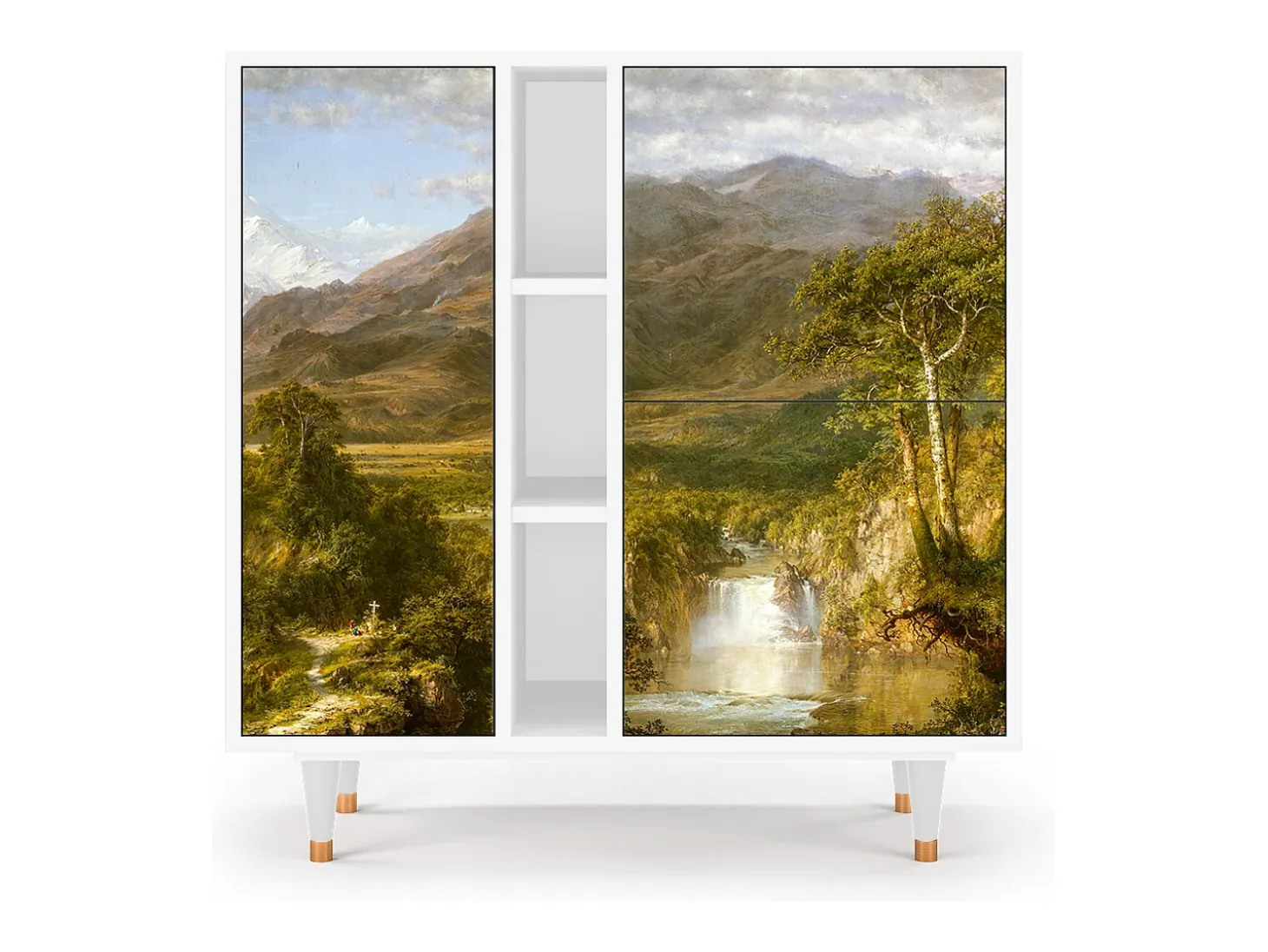 Aparador - 94х96х41 cm - BS5 - The Heart of the Andes , Blanco