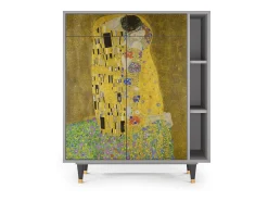 Aparador - 96х110х41 cm - BS6 - The Kiss by Klimt , Gris