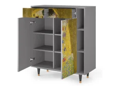 Aparador - 96х110х41 cm - BS6 - The Kiss by Klimt , Gris