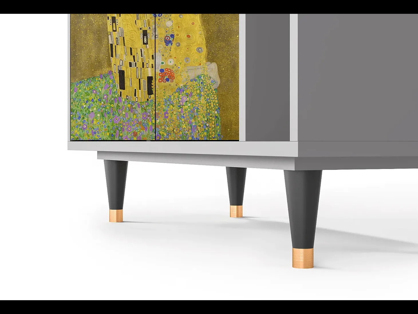 Aparador - 96х110х41 cm - BS6 - The Kiss by Klimt , Gris