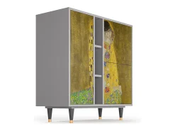 Aparador - 94х96х41 cm - BS5 - The Kiss by Klimt , Gris