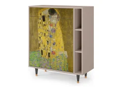 Aparador - 96х110х41 cm - BS6 - The Kiss by Klimt , Latte