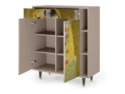 Aparador - 96х110х41 cm - BS6 - The Kiss by Klimt , Latte