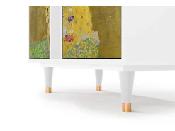 Aparador - 94х96х41 cm - BS5 - The Kiss by Klimt , Blanco