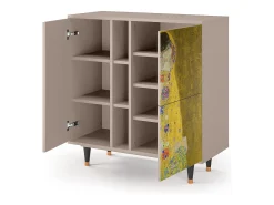 Aparador - 94х96х41 cm - BS5 - The Kiss by Klimt , Latte
