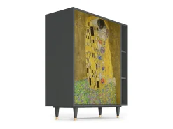 Aparador - 96х110х41 cm - BS6 - The Kiss by Klimt , Antracita