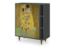 Aparador - 96х110х41 cm - BS6 - The Kiss by Klimt , Antracita