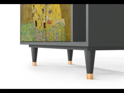 Aparador - 96х110х41 cm - BS6 - The Kiss by Klimt , Antracita
