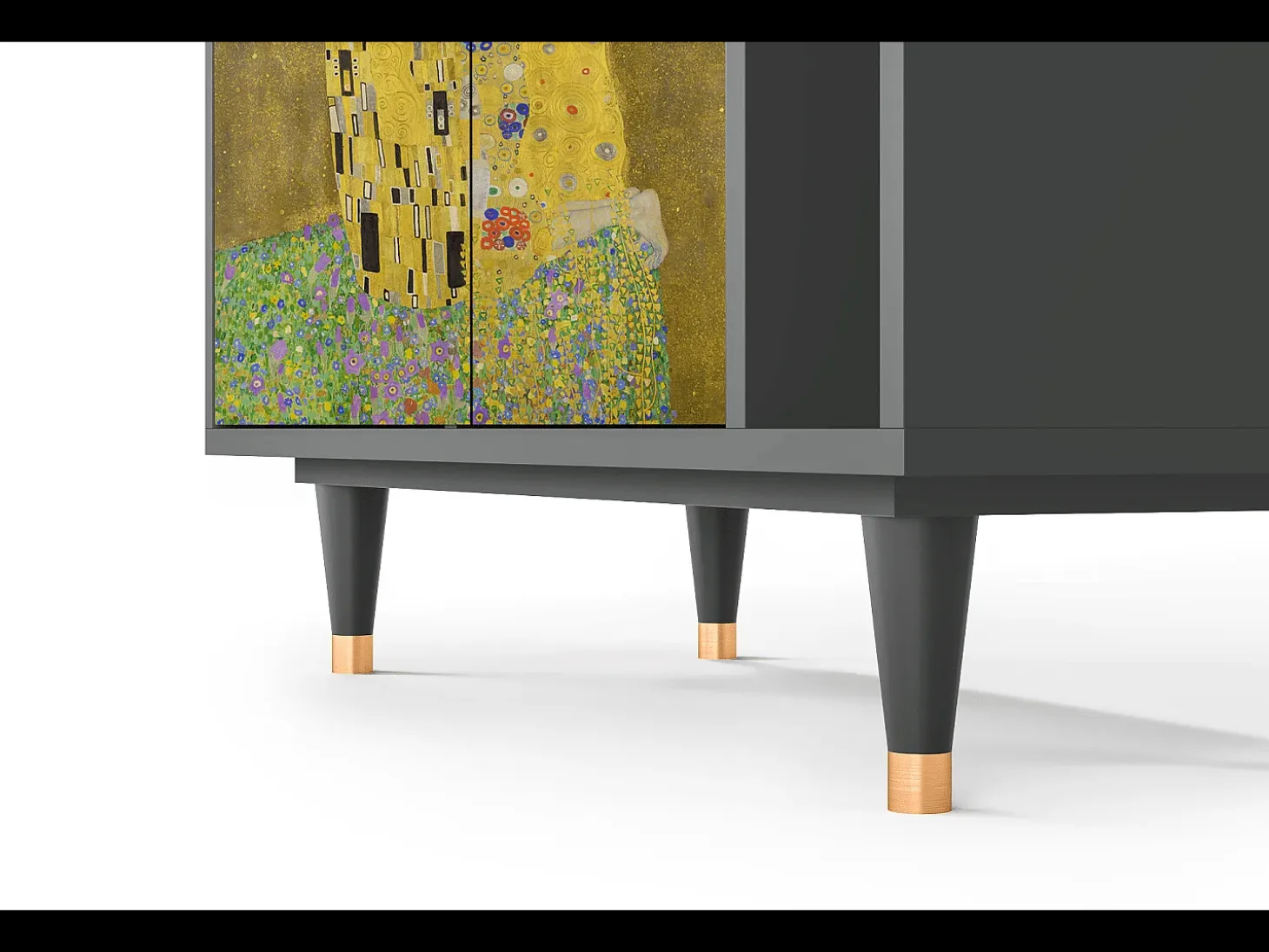 Aparador - 96х110х41 cm - BS6 - The Kiss by Klimt , Antracita