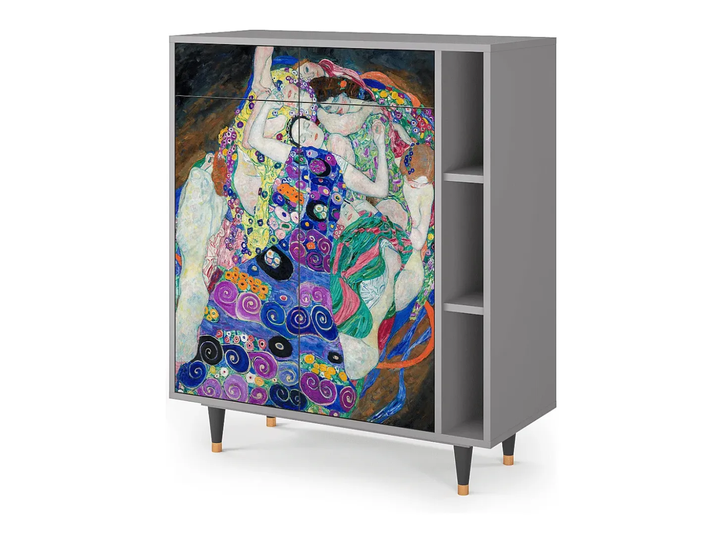 Aparador - 96х110х41 cm - BS6 - The Maiden by Klimt, Gris