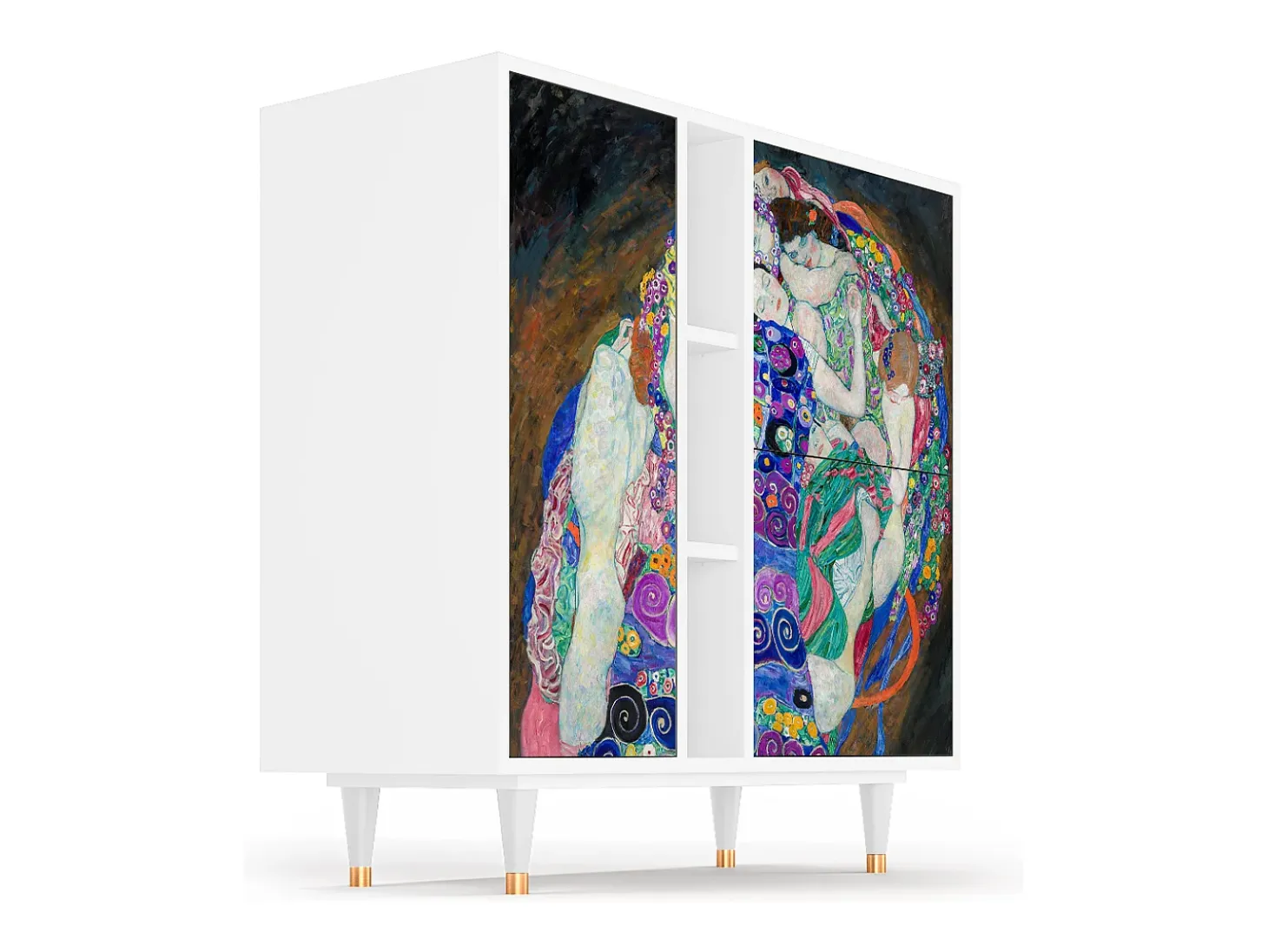 Aparador - 94х96х41 cm - BS5 - The Maiden by Klimt, Blanco