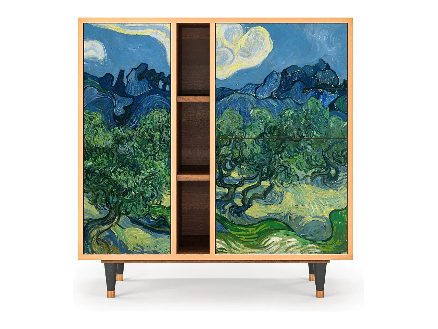 Aparador - 94х96х41 cm - BS5 - The Oil Trees, Nogal