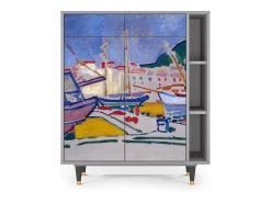 Aparador - 96х110х41 cm - BS6 - The Port of Collioure , Gris