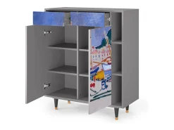 Aparador - 96х110х41 cm - BS6 - The Port of Collioure , Gris