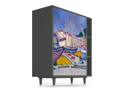 Aparador - 96х110х41 cm - BS6 - The Port of Collioure , Antracita
