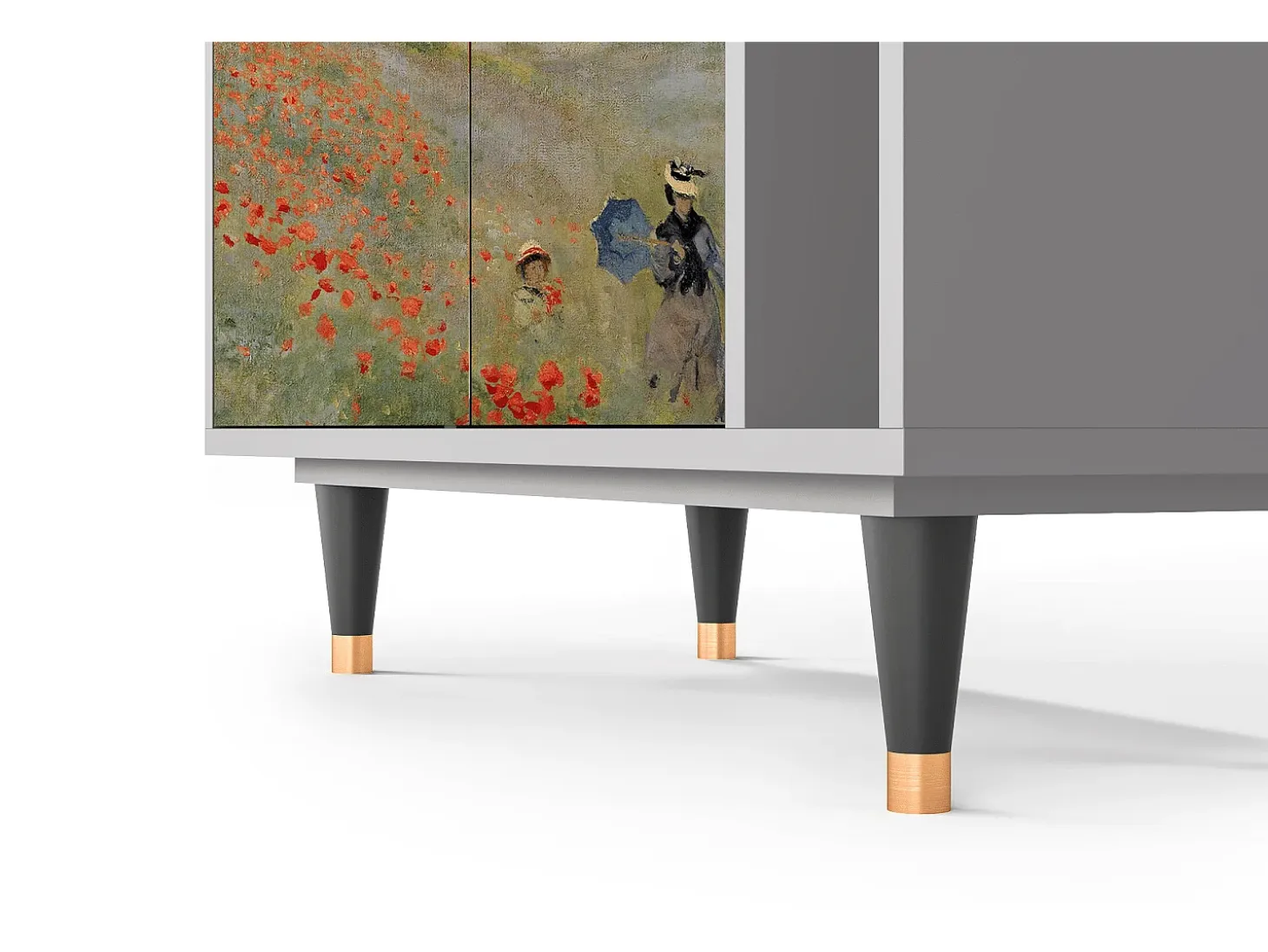 Aparador - 96х110х41 cm - BS6 - The Poppy Field , Gris