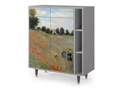 Aparador - 96х110х41 cm - BS6 - The Poppy Field , Gris