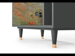 Aparador - 96х110х41 cm - BS6 - The Poppy Field , Antracita
