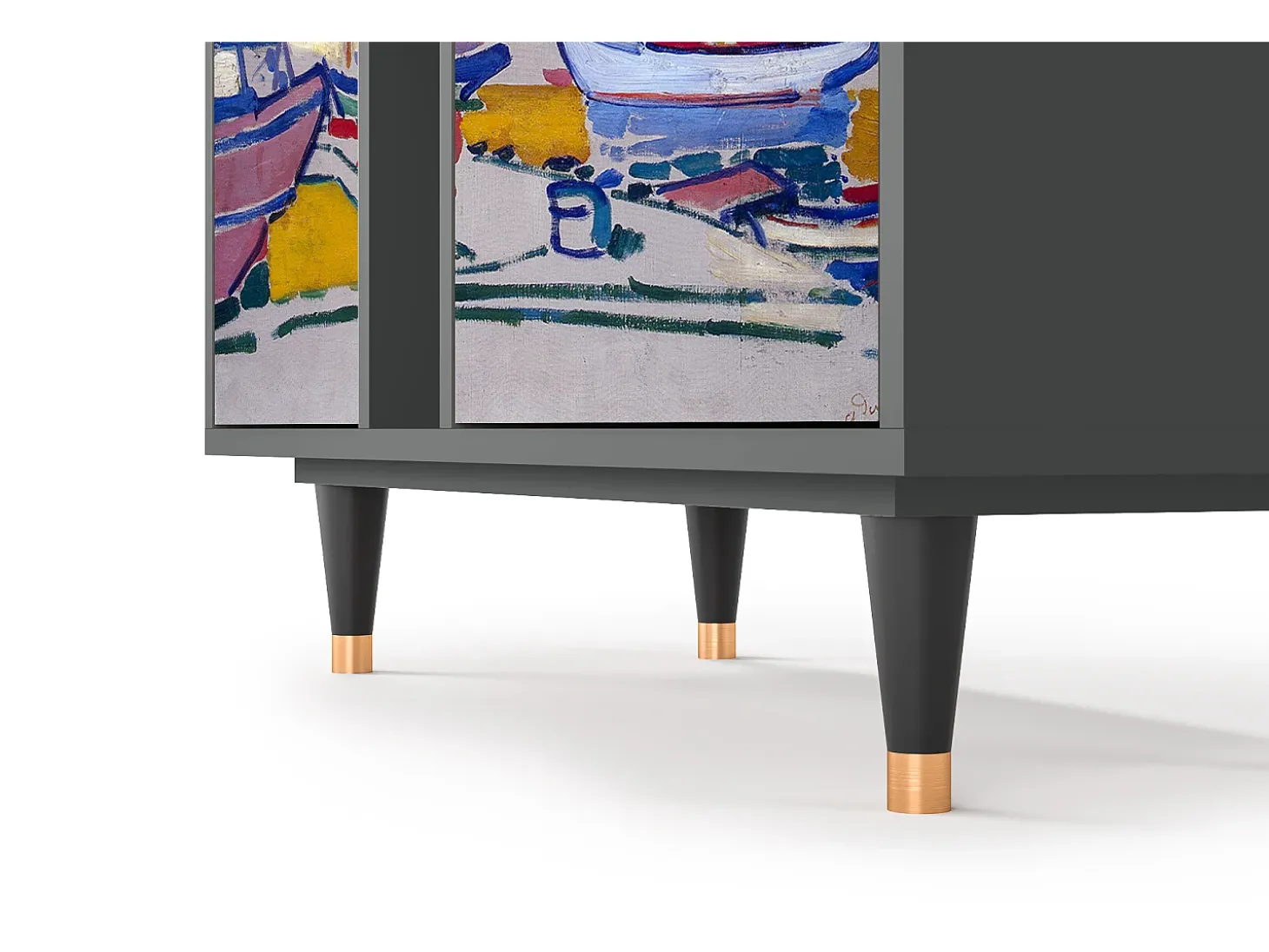 Aparador - 94х96х41 cm - BS5 - The Port of Collioure , Antracita
