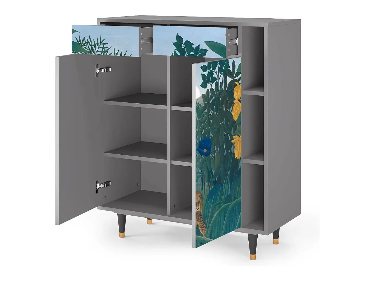 Aparador - 96х110х41 cm - BS6 - The Repast of the Lion, Gris