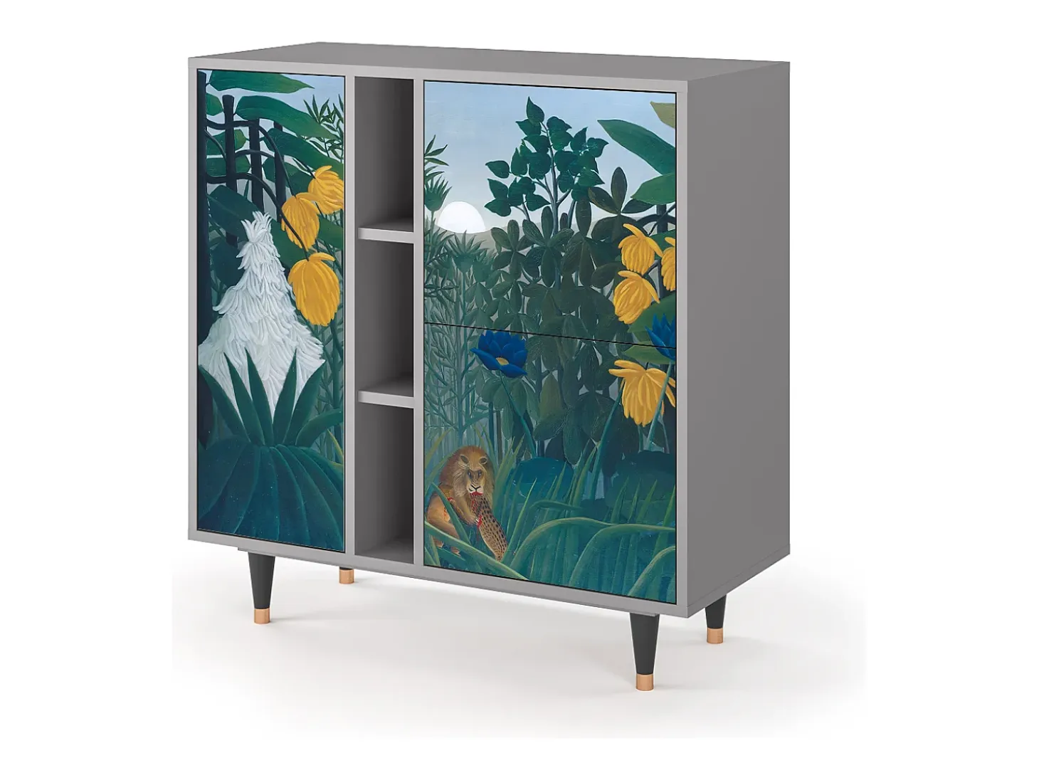 Aparador - 94х96х41 cm - BS5 - The Repast of the Lion, Gris