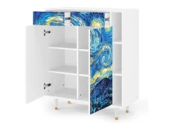Aparador - 96х110х41 cm - BS6 - The Starry Night , Blanco
