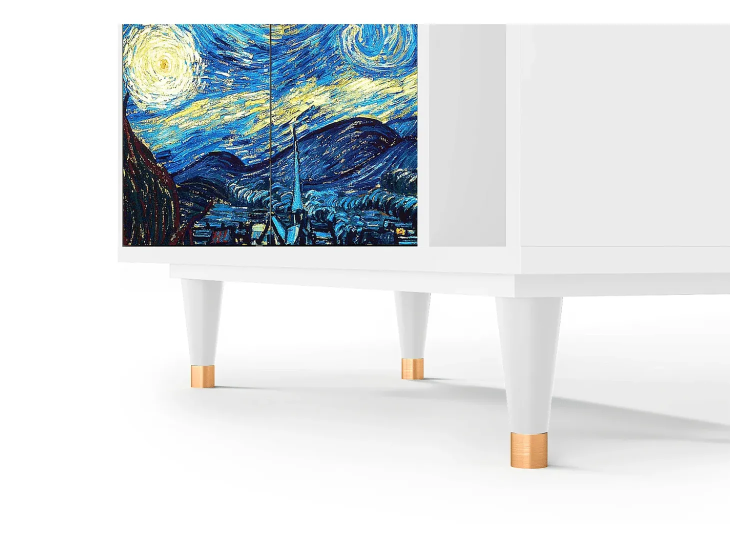 Aparador - 96х110х41 cm - BS6 - The Starry Night , Blanco