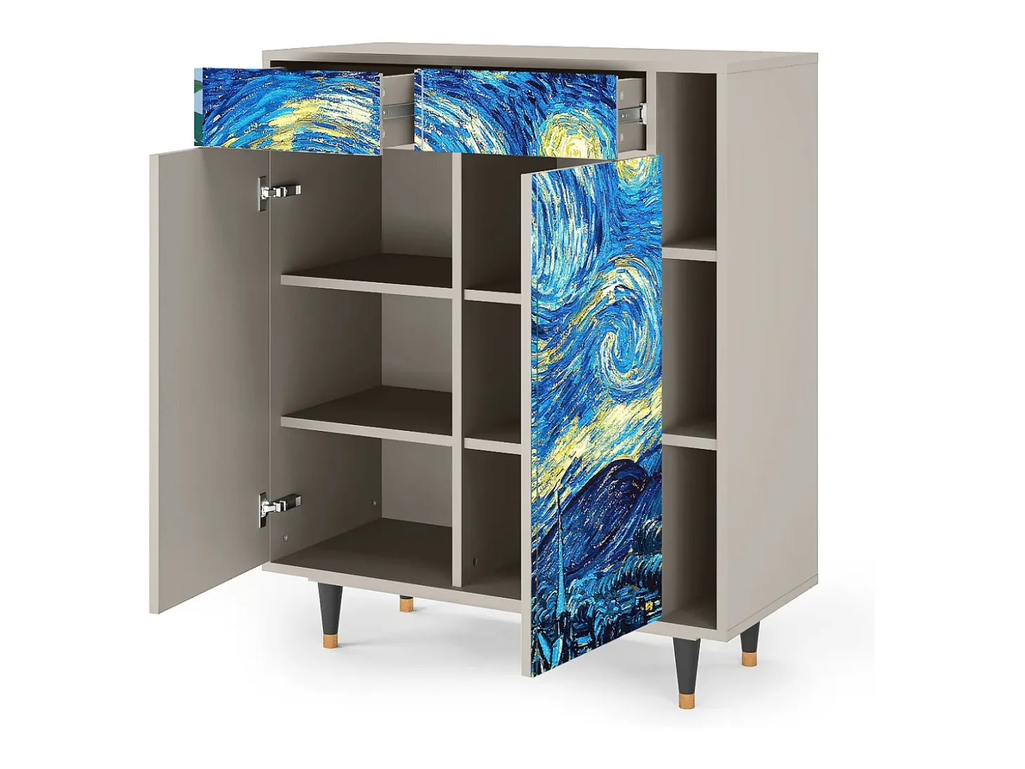 Aparador - 96х110х41 cm - BS6 - The Starry Night , Arena