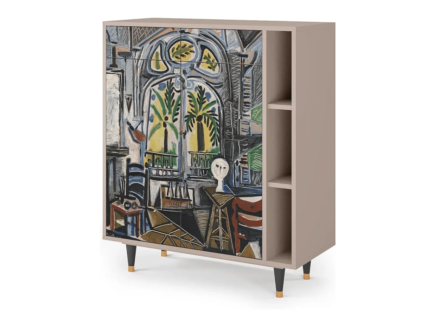 Aparador - 96х110х41 cm - BS6 - The Studio , Latte