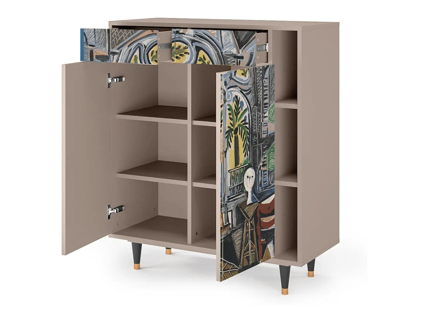 Aparador - 96х110х41 cm - BS6 - The Studio , Latte