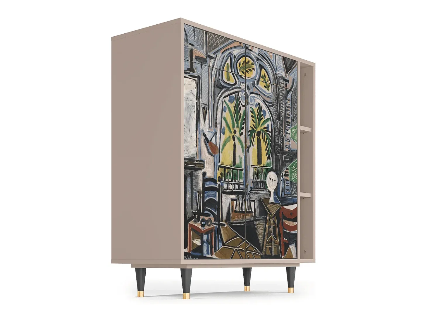Aparador - 96х110х41 cm - BS6 - The Studio , Latte