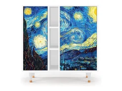 Aparador - 94х96х41 cm - BS5 - The Starry Night , Blanco